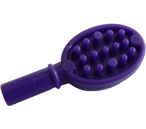 LEGO Mörklila Hairbrush med Hjärta (93080)