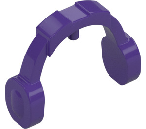 LEGO Dark Purple Headphones with Thick Arms (14045)