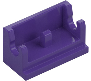 LEGO Violet Foncé Charnière 1 x 2 Base (3937)