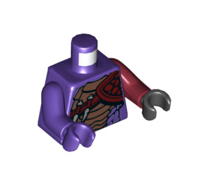 LEGO Dunkles Violett Kapau'Rai Minifigur Torso (973 / 76382)