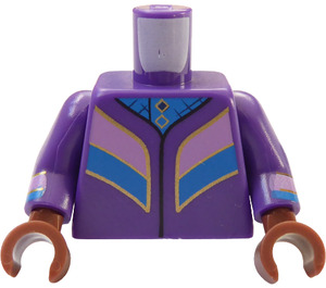 LEGO Dark Purple Kingsley Shacklebolt Minifig Torso (973)