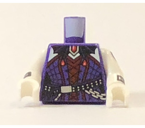 LEGO Violet Foncé Minifigurine Torse Vampire Bassist (973)