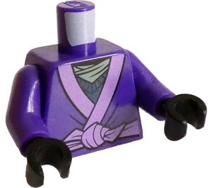 LEGO Mørke lilla Minifig Torso med Dark Lilla Robe Mønster (973)