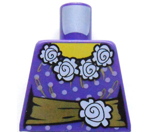 LEGO Viola scuro Minifigure Busti senza braccia con Decorazione (973)