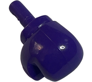 LEGO Tumma purppura Minihahmo Boxing Glove (Vasen)