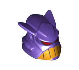 LEGO Dark Purple Minifigure Creature Head (93178)
