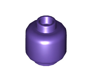 LEGO Violet foncé Minifigure Diriger (Goujon solide encastré) (3274 / 3626)
