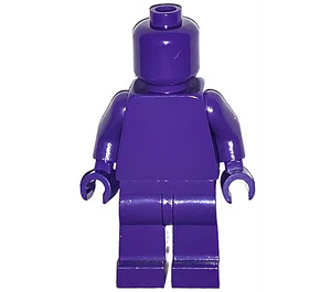 LEGO Donkerpaars Monochrome Dark Purple Minifigure