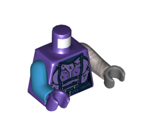 LEGO Dark Purple Nebula Minifig Torso (973 / 76382)