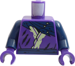 LEGO Dark Purple Ninjago Ghost Torso with Scarf (973)