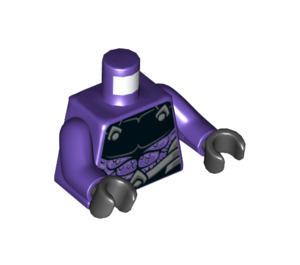 LEGO Dark Purple Ocean Master Minifig Torso (973 / 76382)