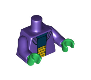 LEGO Dark Purple Onaconda Farr Torso (76382 / 88585)