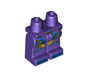 LEGO Dark Purple Pepper Potts - Rescue Minifigure Hips and Legs (3815 / 66638)