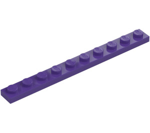 LEGO Dark Purple Plate 1 x 10 (4477)