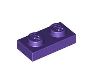 LEGO Violet foncé assiette 1 x 2 (3023 / 28653)