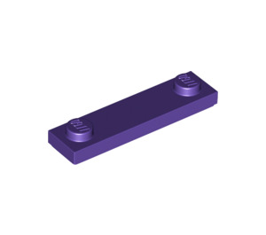 LEGO Dark Purple Plate 1 x 4 with Two Studs with Groove (41740)