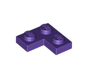 LEGO Dunkelviolett Platte 2 x 2 Ecke (2420)