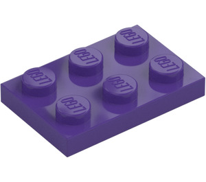 LEGO Dark Purple Plate 2 x 3 (3021)