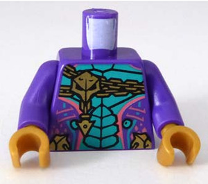 LEGO Dark Purple Prince Kalmaar Torso (973 / 76382)