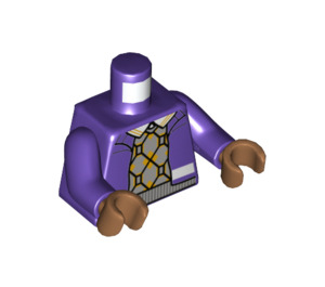 LEGO Dark Purple Raj Koothrappali Minifig Torso (973 / 76382)