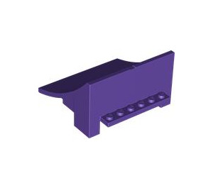 LEGO Dark Purple Ramp 8 x 8 x 4 Curved Stuntz (75538)