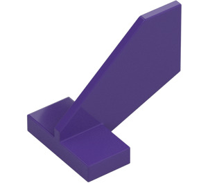 LEGO Dark Purple Rudder 2 x 3 x 2 (35265 / 44661)