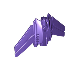 LEGO Dark Purple Shoulder Armor with Wings (98589)