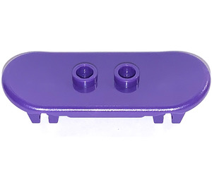 LEGO Dunkles Violett Skateboard mit Vier Rad Clips (42511 / 88422)