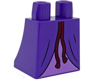 LEGO Dark Purple Skirt with Reddish Brown Cord (36036 / 101978)