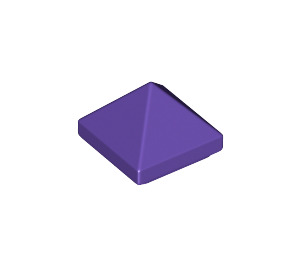LEGO Violet foncé Pente 1 x 1 x 0.7 Pyramide (22388 / 35344)