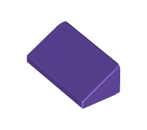 LEGO Dark Purple Slope 1 x 2 (31°) (85984)