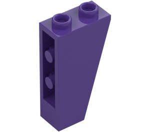 LEGO Dark Purple Slope 1 x 2 x 3 (75°) Inverted (2449)