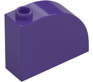 LEGO Dark Purple Slope 1 x 3 x 2 Curved (33243)