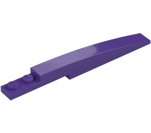 LEGO Dark Purple Slope 1 x 8 Curved with Plate 1 x 2 (13731 / 85970)