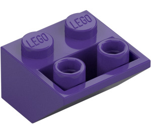 LEGO Mørke lilla Skråning 2 x 2 (45°) Inverteret med flad afstandsholder nedenunder (3660)