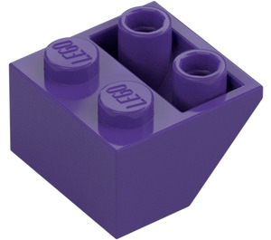 LEGO Dark Purple Slope 2 x 2 (45°) Inverted with Flat Spacer Underneath (3660)