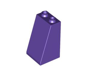 LEGO Violet foncé Pente 2 x 2 x 3 (75°) Goujons creux, surface rugueuse (3684 / 30499)