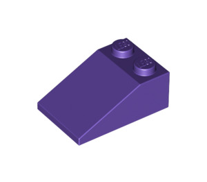 LEGO Violet foncé Pente 2 x 3 (25°) avec surface rugueuse (3298)