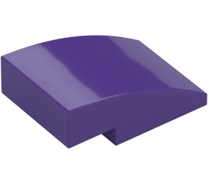 LEGO Dark Purple Slope 2 x 3 Curved (24309)