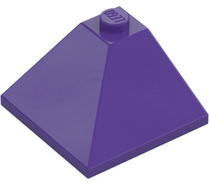 LEGO Violet Foncé Pente 3 x 3 (25°) Pièce de monnaie (3675)