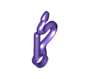 LEGO Dark Purple Snake with Hole (98348)