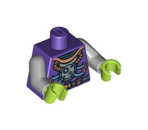 LEGO Dark Purple Space Alien Torso (973 / 88585)