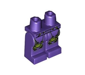 레고 어두운 보라색 Spindrax 미니피규어 엉덩이와 다리 (3815 / 76819)