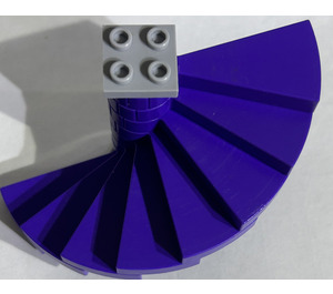 LEGO Dark Purple Spiral Staircase