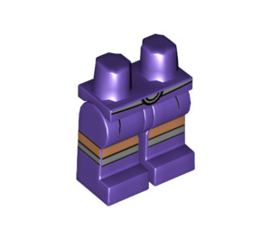 LEGO Dark Purple Starfire Minifigure Hips and Legs (3815 / 21966)