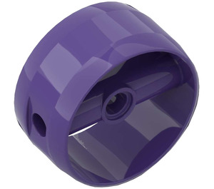 LEGO Dark Purple Technic Cylinder with Center Bar (41531 / 77086)