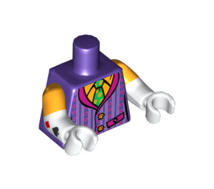 LEGO Dark Purple The Joker Minifig Torso (973 / 16360)