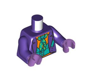 LEGO Dark Purple The Joker - Minifig Torso (973 / 76382)
