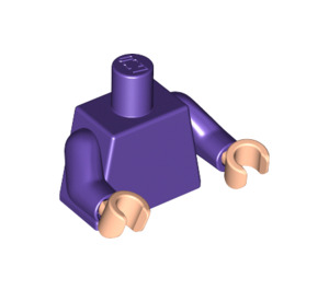 LEGO Dark Purple The Joker's Henchman Minifig Torso (973 / 76382)