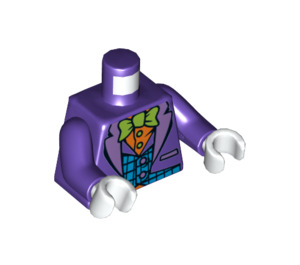 LEGO Mørke lilla The Joker med Dark Lilla Hat Minifig Torso (973 / 76382)